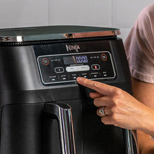 Load image into Gallery viewer, Foodi FlexDrawer Air Fryer,Dual Zone Avec Sparateur Amovible,Grand Tiroir de 10,4 L,7-en-1,Double Zone,Sans Huile,Pices Antiadhsives Compatibles Au Lave-Vaisselle,Noir AF500EU