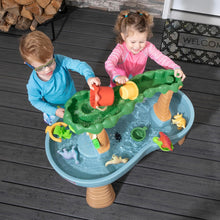 Load image into Gallery viewer, Rain Shower Splash Table d'eau avec 13 Accessoires - Bleu &amp; Vert | Table Jeux d'eau | Table d檃ctivit pour Le Jardin,Table Activit Eau | Table d'eau Extrieur