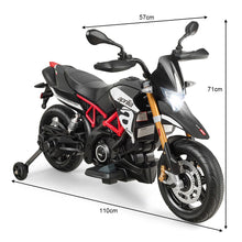 Load image into Gallery viewer, Moto Electrique pour Enfants 12V avec Lumires LED Musique MP3 Roues Antidrapantes pour Garons et Filles 37 95 mois -