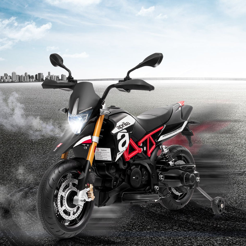 Moto Electrique pour Enfants 12V avec Lumires LED Musique MP3 Roues Antidrapantes pour Garons et Filles 37 95 mois -