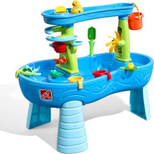 Load image into Gallery viewer, Rain Shower Splash Table d'eau avec 13 Accessoires - Bleu &amp; Vert | Table Jeux d'eau | Table d檃ctivit pour Le Jardin,Table Activit Eau | Table d'eau Extrieur