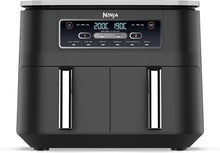Load image into Gallery viewer, Foodi FlexDrawer Air Fryer,Dual Zone Avec Sparateur Amovible,Grand Tiroir de 10,4 L,7-en-1,Double Zone,Sans Huile,Pices Antiadhsives Compatibles Au Lave-Vaisselle,Noir AF500EU