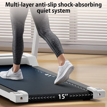 Load image into Gallery viewer, 300 lb Portable Folding Treadmill, 3.0 HP Foldable Compact Treadmill for Home Office, Walking Running Treadmill with LED Display for Exercise