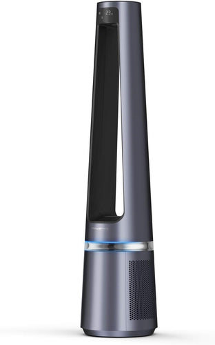 Rowenta Eclipse 2-en-1 Ventilateur purificateur, Ventile et filtre l’air, Particules fines, 32 dB (A), Puissant, Oscillation, 12 vitesses, Minuteur, Départ différé QU5030F0