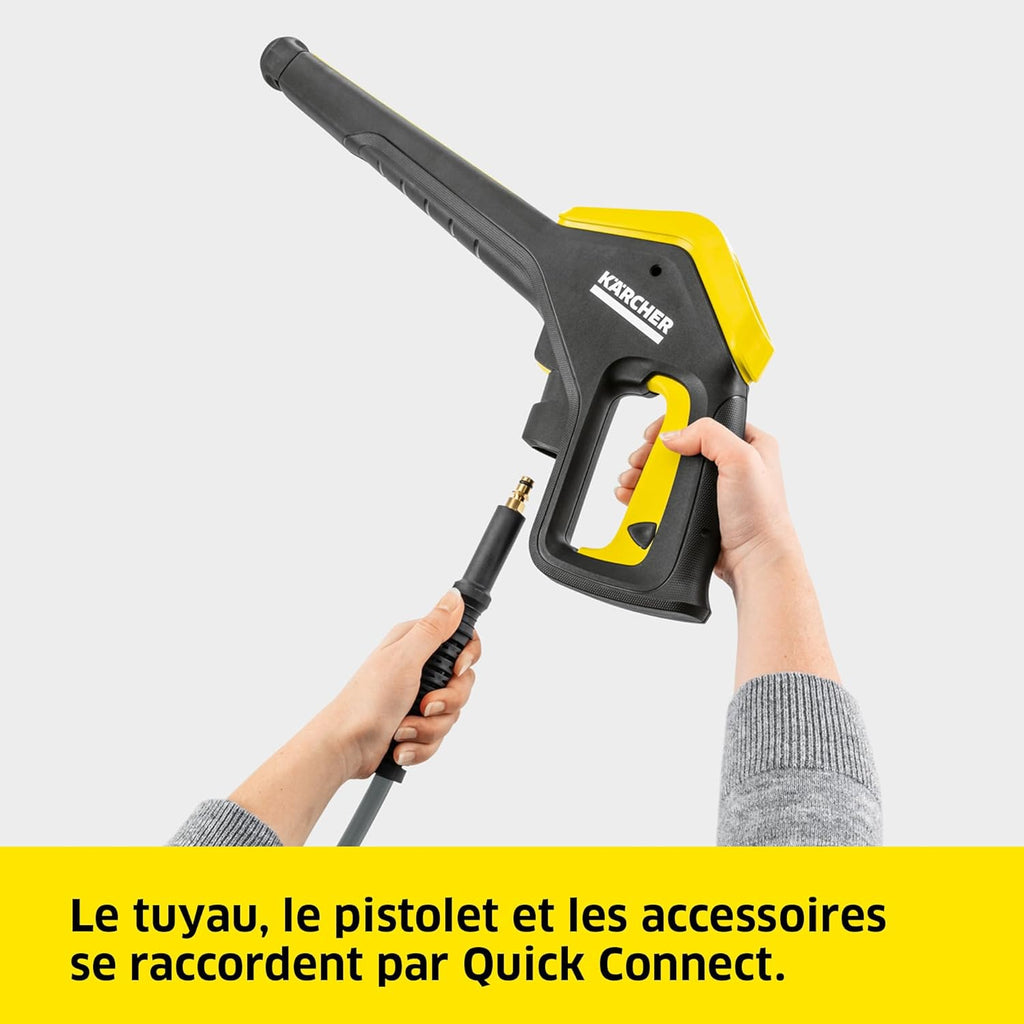 K盲rcher Nettoyeur Haute Pression K 4 Power Control Flex Home,Pression : max. 130 bar,Dbit : 420 l/h,Surface : 30 m虏/h,Poids : 11,5 kg,Pistolet Haute Pression,Rotabuse,Lance,Home Kit