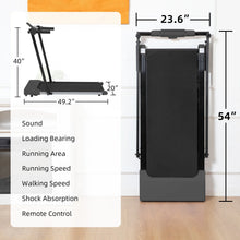 Load image into Gallery viewer, Ambifirner Portable Folding Treadmill, 3.0 HP Foldable Compact Treadmill for Home Office with 300 lb Capacity for Walking &amp; Running