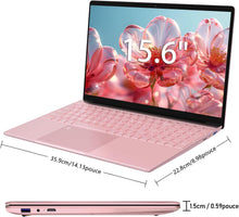 Load image into Gallery viewer, Pryloxen Ordinateur Portable Ultra-Fin 15 6" FHD IPS - Processeur Celeron N150 3 4 GHz 32 Go DDR4/1 to SSD Clavier Rétroéclairé Wi-FI 5G &amp; Batterie 8000 mAh (360 × 275 × 18 mm 1 679 kg)