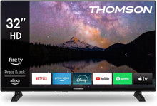 Load image into Gallery viewer, THOMSON 32 Pouces (82 cm) HD LED Fire TV mit Alexa-Sprachsteuerung AirPlay Triple Tuner(Câble-Satellite-Antenne) Bluetooth 5.0 HDMI USB-Anschlüsse AV in CI USB – 32HF2S34