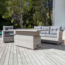 Load image into Gallery viewer, Table de jardin relevable en aluminium 7 places (145 x H51/72 cm) Tivoli Gris - Action-sport36 -