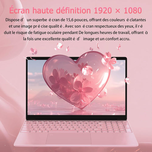 Pryloxen Ordinateur Portable Ultra-Fin 15 6