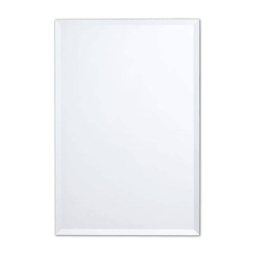 Better Bevel 20-in Clear Rectangular Frameless Bathroom Mirror | 17106