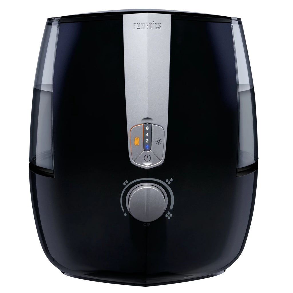 Homedics Totalcomfort Plus Ultrasonic Air Humidifier, 5.3 L Water Tank with Warm and Cool Mist for Home, Office, Nursery, Dorm, Night - Light with Auto Shutoff