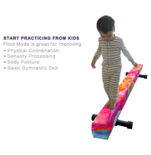 Load image into Gallery viewer, 8FT Adjustable&amp;Foldable Gymnastics Balance Beam, Home Gym Equipment, Easy Assembling and Storage, No Tool Require, for Kids Children Girls Training