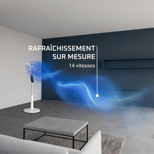 Load image into Gallery viewer, Rowenta Turbo Silence Extreme Ventilateur sur pied, Puissant, Silencieux, Écoénergétique, Design, Timer 12h, Télécommande VU5690F0