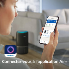 Load image into Gallery viewer, Philips Série 3400 Purificateur d'Air et Humidificateur 2 en 1, Filtre HEPA NanoProtect + Filtre à Charbon Actif, Humidification Hygiénique, CADR 300 m³/h, Taux d'Humidification 650 ml/h (AC3421/13)