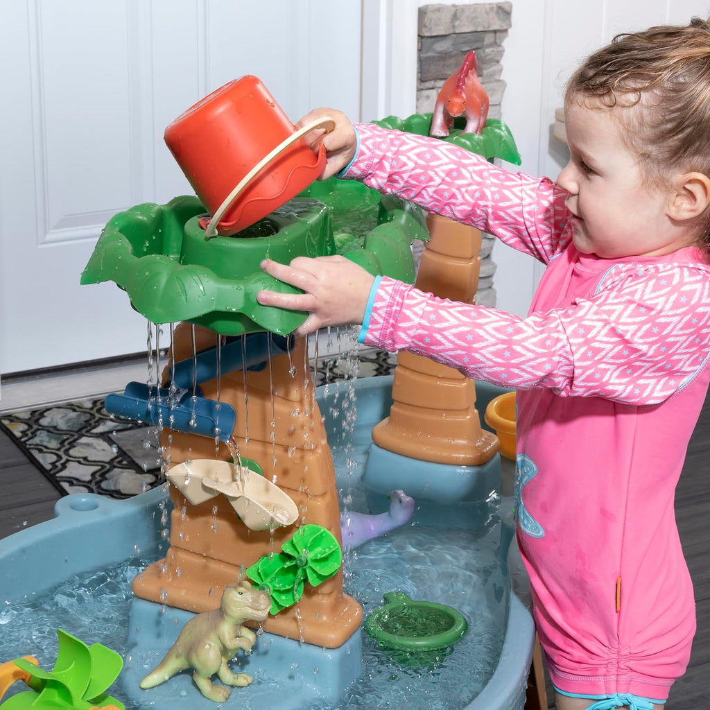 Rain Shower Splash Table d'eau avec 13 Accessoires - Bleu & Vert | Table Jeux d'eau | Table d檃ctivit pour Le Jardin,Table Activit Eau | Table d'eau Extrieur