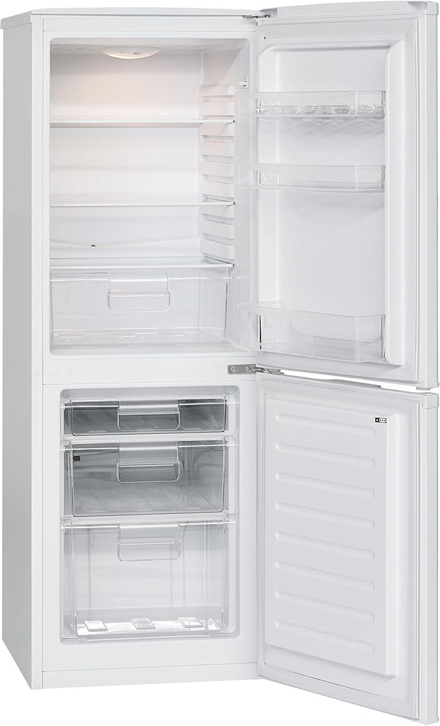 Réfrigérateur - congélateur Bomann KG 320 - Classe énergétique A+++ - Hauteur : 143,80 cm - 163 kWh/an - Réfrigérateur de 112 litres - Congélateur de 48 litres Weiß