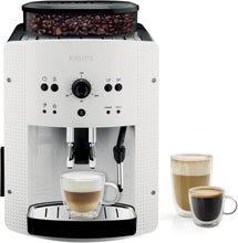 Load image into Gallery viewer, Machine à café grain,1,7 L,2 tasses en simultané,Nettoyage automatique,Buse vapeur pour Cappuccino,Cafetière espresso,Essential noire YY8125FD,Noir -