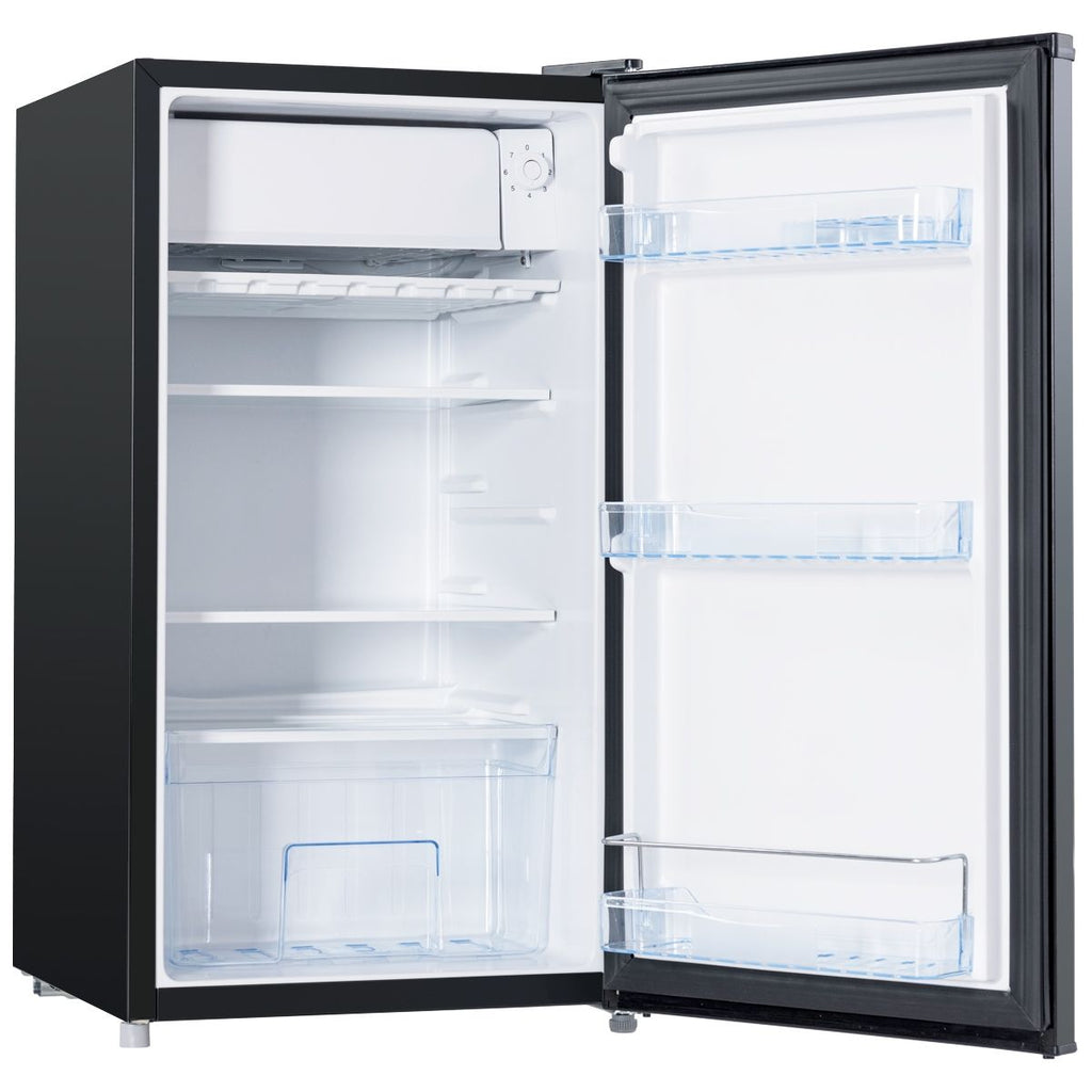 Réfrigérateur Table Top Intégrable 91L Mini-bar Niveau Sonore Faible 3 Étagères,48,5x44,5x83,5cm,Noir -