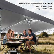 Load image into Gallery viewer, Origem Tonnelle Pliante 3x3 Imperméable &amp; 2,5 x 2,5m &amp; 3x6m avec Parois Latérales, Barnum Montage en Un Geste &amp; Sac de Rangement à roulettes, Tonnelle de Jardin Exterieur, Idéal pour Camping