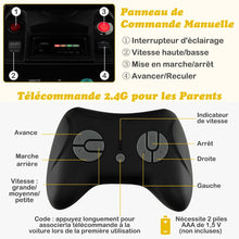 Load image into Gallery viewer, Tracteur Electrique 12 V pour Enfants 3-5 km/h Télécommande MP3 USB Vert/Jaune -