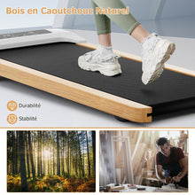Load image into Gallery viewer, Tapis de Course Électrique 1,3-6KM/H Moteur 2,25HP à Roulettes Charge 120 kg avec Télécommande Écran LED 15 Programmes Gris -