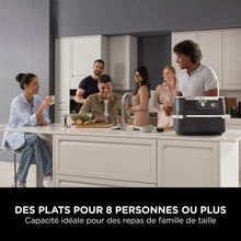 Load image into Gallery viewer, Foodi FlexDrawer Air Fryer,Dual Zone Avec Sparateur Amovible,Grand Tiroir de 10,4 L,7-en-1,Double Zone,Sans Huile,Pices Antiadhsives Compatibles Au Lave-Vaisselle,Noir AF500EU