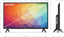 Load image into Gallery viewer, Sharp 32FG6EA - Android TV (11) Smart 32" HD - 32 Pouces - Google Assistant, Chromecast, Bluetooth, 2xHDMI, 2xUSB, Dolby Audio, Active Motion 400