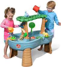 Load image into Gallery viewer, Rain Shower Splash Table d'eau avec 13 Accessoires - Bleu &amp; Vert | Table Jeux d'eau | Table d’activité pour Le Jardin,Table Activité Eau | Table d'eau Extérieur