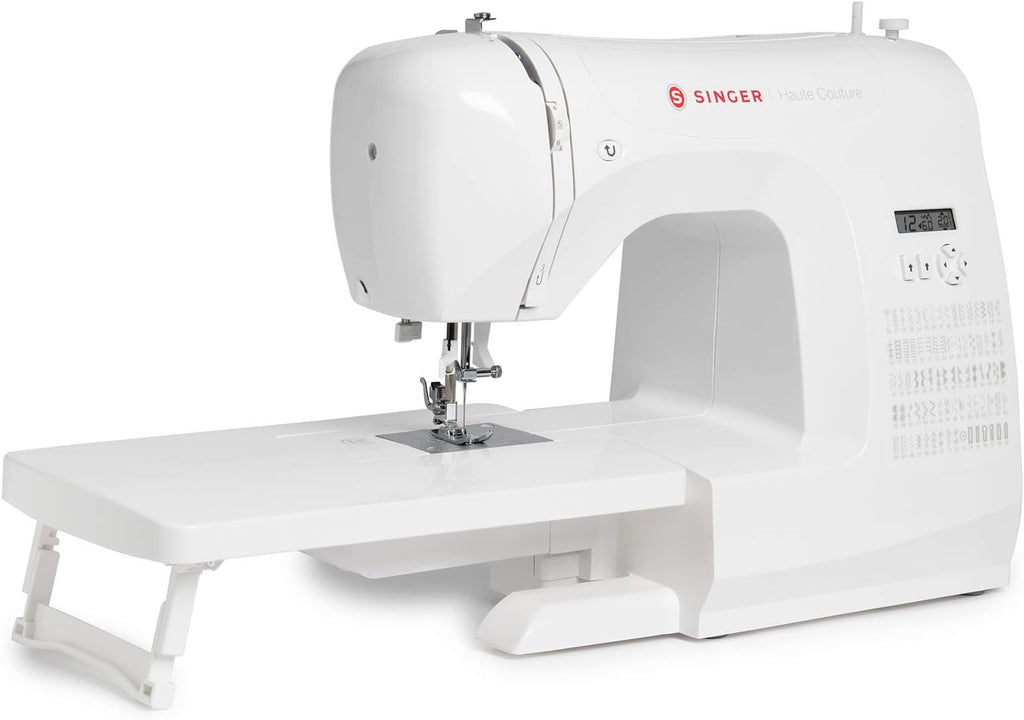 Haute Couture F527C Machine  coudre lectronique Professionnelle,80 points,utilitaires,lastiques,dcoratifs,Facile pour Dbutants Electrique Portable,Maison