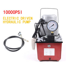 Load image into Gallery viewer, Pompe hydraulique électrique 750 W avec valve manuelle (rouge)