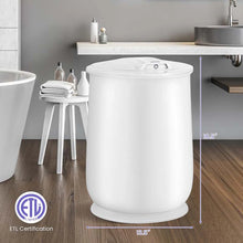 Load image into Gallery viewer, 21L Large Towel Warmer Bucket for Bathroom, Hot Towel Heater with Flip-top Lid, Child Safety Lock &amp; Auto Shut Off, Blanket Warmer for Bathrobes