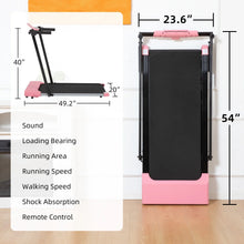 Load image into Gallery viewer, Ambifirner Portable Folding Treadmill, 3.0 HP Foldable Compact Treadmill for Home Office with 300 lb Capacity for Walking &amp; Running