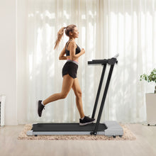 Load image into Gallery viewer, Ambifirner Portable Folding Treadmill, 3.0 HP Foldable Compact Treadmill for Home Office with 300 lb Capacity for Walking &amp; Running