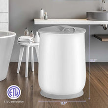 Load image into Gallery viewer, 21L Large Towel Warmer Bucket for Bathroom, Hot Towel Heater with Flip-top Lid, Child Safety Lock &amp; Auto Shut Off, Blanket Warmer for Bathrobes